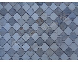 Travertin Silver & Limra Mosaïque Lanterne Adouci 2