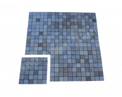 Travertin Mixte Mosaïque 4,8x4,8 cm Brut 2