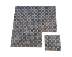 Travertin Jaune & Beige Mosaïque Carré Antique 2