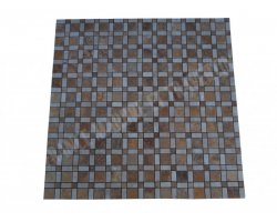 Travertin Jaune & Beige Mosaïque Carré Antique 2