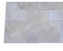 Travertin Beige Clair Opus Romain 3 cm Antique  2