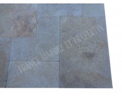 Travertin Beige Nuance Big Opus Romain 3 cm Antique  2