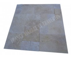 Travertin Beige Clair Opus Romain 1,2 cm Antique  2