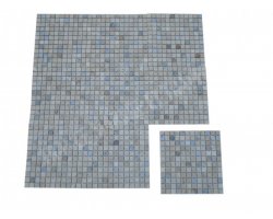 Travertin Mixte 3 Couleur Mosaïque 2,3x2,3 cm    2