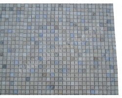 Travertin Mixte 3 Couleur Mosaïque 2,3x2,3 cm    2