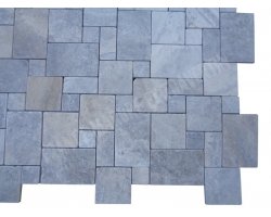 Travertin Silver Mosaïque Big Opus Antique  2