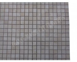 Travertin Beige Clair Mosaïque 2,3x2,3 cm Adouci  2