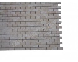 Travertin Beige Clair Mosaïque 2,3x4,8 cm Adouci  2