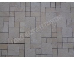 Travertin Beige Clair Mosaïque 3 Format Antique  2