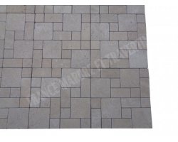 Travertin Beige Clair Mosaïque 3 Format Antique  2