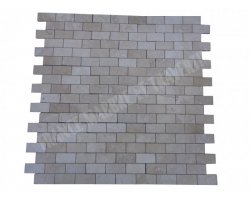 Travertin Beige Mosaïque 4,8x10 cm Poli  2