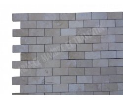 Travertin Beige Mosaïque 4,8x10 cm Poli  2