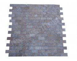 Travertin Noce 4,8x10 cm Mosaïque Antique  2