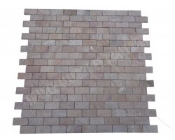 Travertin Valencia Scabas Mosaïque 4,8x10 cm Antique  2