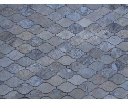 Travertin Silver Arabesque Mosaïque Citron Adouci  2
