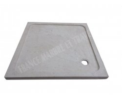 Marbre Marfil Beige Bac A Douche 90x90x8 cm 2
