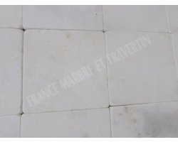 Marbre Afyon Blanc 20x20 cm Antique 2
