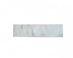 Marbre Blanc Plinthe 40x8x1,2 cm Adouci