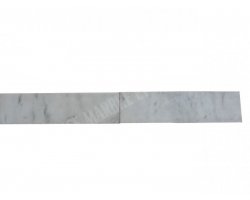 Marbre Blanc Plinthe 40x8x1,2 cm Adouci 2