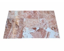 Marbre Salmon Rose 30x50x2 cm Poli 