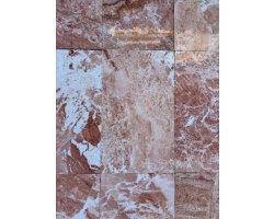 Marbre Salmon Rose 30x50x2 cm Poli  2