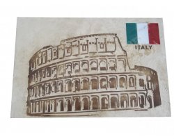 Travertin Tableau Colisée de Rome 40x61 cm