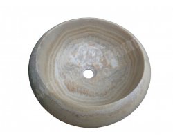 Onyx Miel Vasque Lentille Poli 2