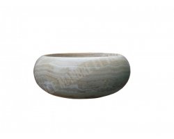 Onyx Miel Vasque Lentille Poli 2