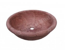 Travertin Rose Vasque Encastrer 2