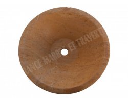 Travertin Jaune Vasque Assiette Adouci 2