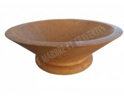 Travertin Jaune Vasque Assiette Adouci 2