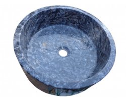 Marbre Afyon Tiger Vasque Cylindre Poli 2