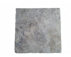 Travertin Silver Chapeau Pilier 60x60 5 cm Eclate 2