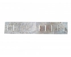 Travertin Silver Grille Rainure 19x50x3 cm 2