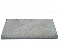 Travertin Beige Couvertine 30,5x61x5 cm Arrondi 2