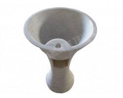 Marbre Blanc Piédestal Vasque Poli 2