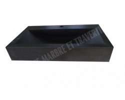 Basalte Noir Evier 50x70x10 cm Adouci 2