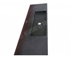 Basalte Noir Évier 100x50x10 cm Adouci 2