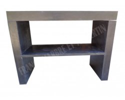 Basalte Noir Evier 2 Bacs Avec Pieds Adouci 2