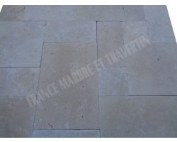 Travertin Beige Clair Big Opus Romain 2 cm Antique  2