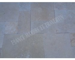 Travertin Beige Clair Big Opus Romain 2 cm Antique  2