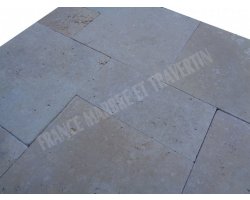 Travertin Beige Clair Big Opus Romain 2 cm Antique  2