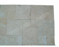 Travertin Beige Clair Mini Opus Romain 1,2 cm Antique  2