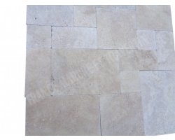 Travertin Beige Clair Big Opus Romain 1,5 cm Antique  2