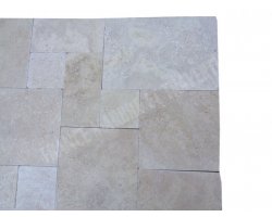 Travertin Beige Clair Big Opus Romain 1,5 cm Antique  2