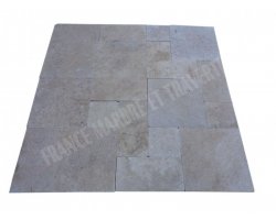 Travertin Beige Clair Big Opus Romain 3 cm Antique  2