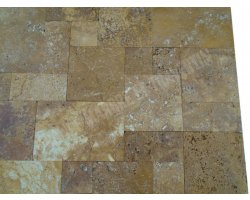 Travertin Jaune Mini Opus Romain 1,2 cm Antique  2