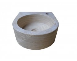 Travertin Beige Lave Main Petit Angle Adouci 2