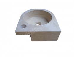 Travertin Beige Lave Main Petit Angle Adouci 2