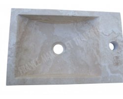 Travertin Beige Lave Main 40x26 cm Adouci 2